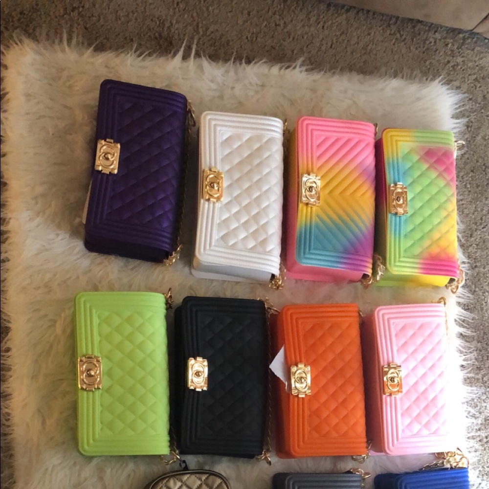 Purses & fur slides